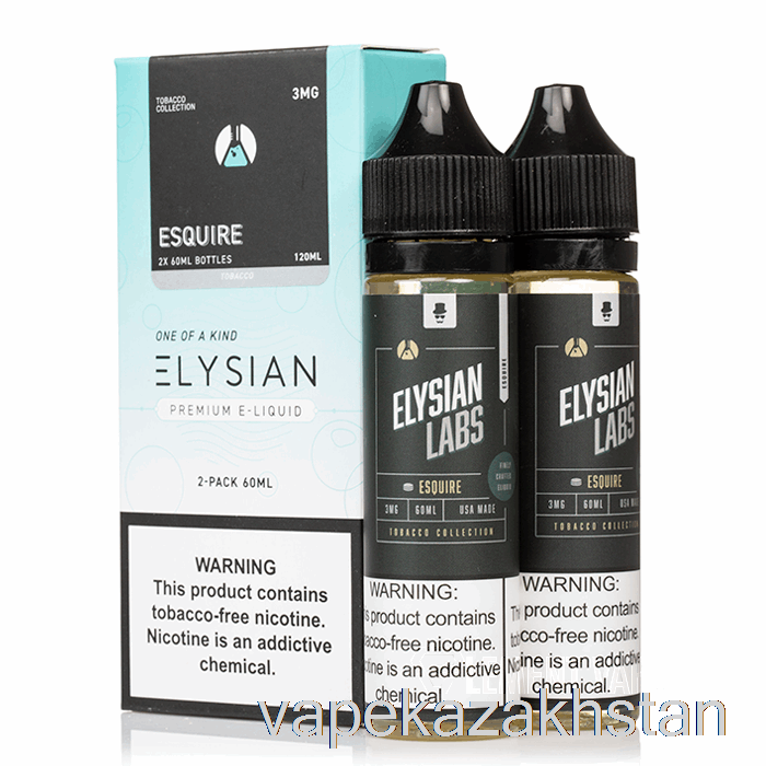 Vape Smoke Esquire - Elysian Labs - 120mL 3mg